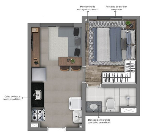 Imagem Apartamento com 1 Quarto à Venda, 24 m² em Barra Funda - São Paulo Imagem Apartamento com 1 Quarto à Venda, 24 m² em Barra Funda - São Paulo