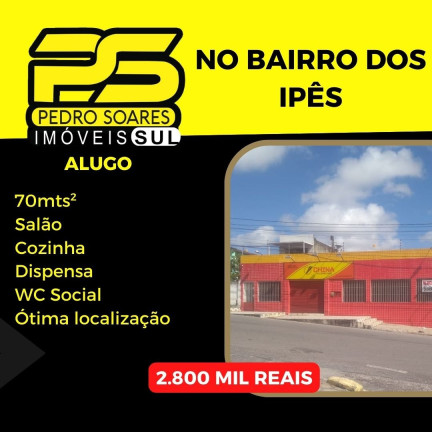 Imagem Imóvel Comercial para Alugar, 70 m² em Ipês - João Pessoa Imagem Imóvel Comercial para Alugar, 70 m² em Ipês - João Pessoa
