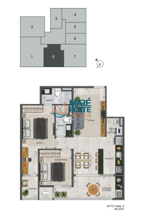 Imagem Apartamento com 1 Quarto à Venda, 50 m² em Itaguá - Ubatuba Imagem Apartamento com 1 Quarto à Venda, 50 m² em Itaguá - Ubatuba