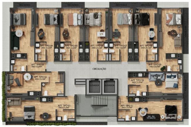 Imagem Apartamento com 1 Quarto à Venda, 26 m² em Cabo Branco - João Pessoa Imagem Apartamento com 1 Quarto à Venda, 26 m² em Cabo Branco - João Pessoa