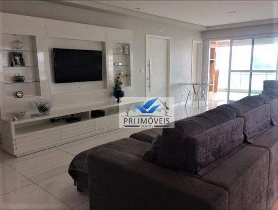 Imagem Apartamento com 4 Quartos à Venda ou Locação, 324 m² em Aparecida - Santos