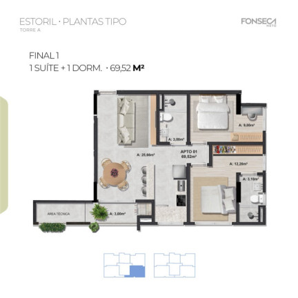 Imagem Apartamento com 2 Quartos à Venda, 68 m² em Tabuleiro (monte Alegre) - Camboriú