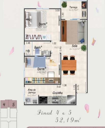 Imagem Apartamento com 2 Quartos à Venda, 98 m² em Caiçara - Praia Grande Imagem Apartamento com 2 Quartos à Venda, 98 m² em Caiçara - Praia Grande