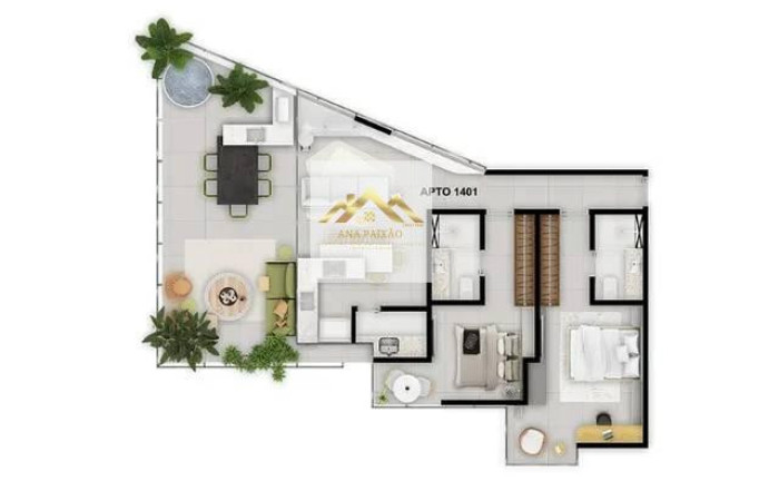 Imagem Apartamento com 1 Quarto à Venda, 52 m² em Boa Viagem - Recife