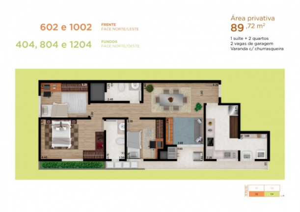 Imagem Apartamento com 3 Quartos à Venda, 112 m² em Centro - Cascavel