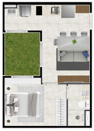 Imagem Apartamento com 1 Quarto à Venda, 25 m² em Vila Sônia - São Paulo