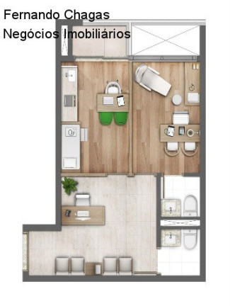 Imagem Sala Comercial à Venda, 47 m² em Botafogo - Campinas