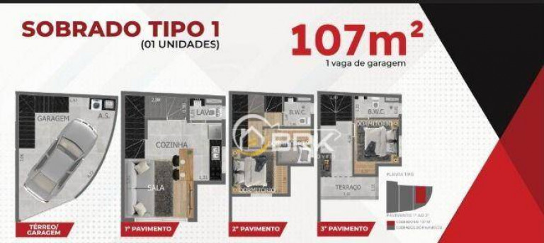 Imagem Sobrado com 3 Quartos à Venda, 107 m² em Vila Formosa - São Paulo
