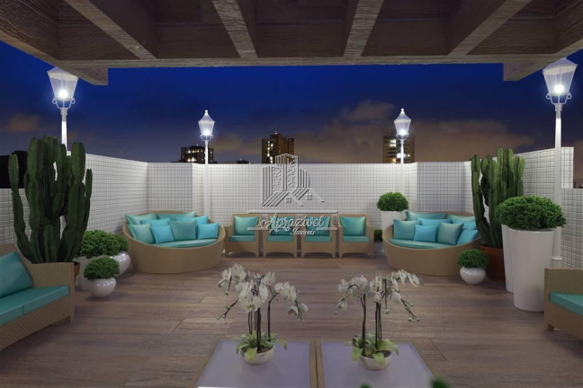 Imagem Apartamento com 1 Quarto à Venda, 46 m² em Guilhermina - Praia Grande