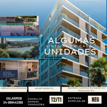 Apartamento com 3 Quartos à Venda, 120 m² em Campos Elíseos - Resende
