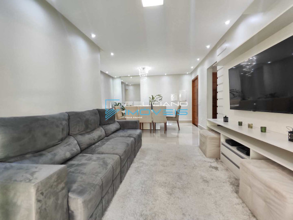 Foto do imóvel Apartamento com 3 Quartos à Venda, 116 m² em Canto Do Forte - Praia Grande