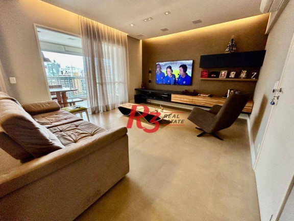 Imagem Apartamento com 3 Quartos à Venda, 181 m² em Gonzaga - Santos Imagem Apartamento com 3 Quartos à Venda, 181 m² em Gonzaga - Santos