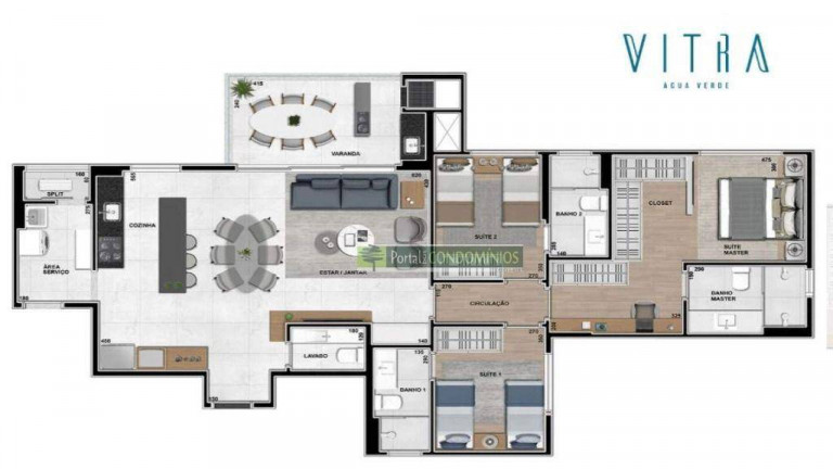 Apartamento com 3 Quartos à Venda, 138 m² em água Verde - Curitiba