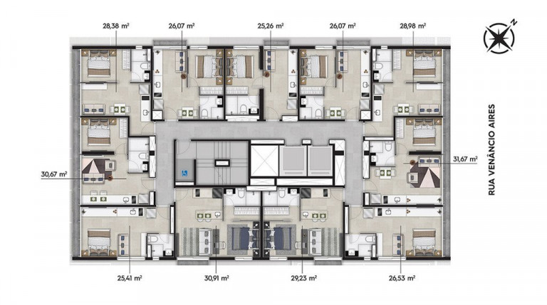 Imagem Studio com 1 Quarto à Venda, 26 m² em Perdizes - São Paulo Imagem Studio com 1 Quarto à Venda, 26 m² em Perdizes - São Paulo
