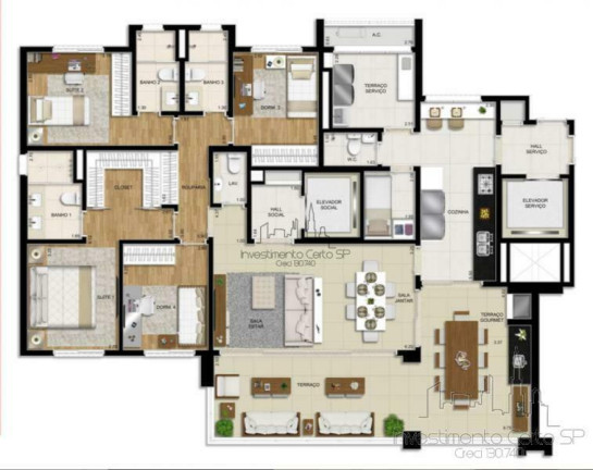 Imagem Apartamento com 4 Quartos à Venda, 173 m² em Vila Mariana - São Paulo Imagem Apartamento com 4 Quartos à Venda, 173 m² em Vila Mariana - São Paulo