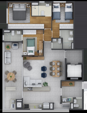 Imagem Imóvel com 3 Quartos à Venda, 111 m² em Moema - São Paulo