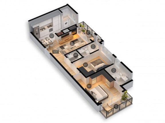 Imagem Apartamento com 3 Quartos à Venda, 117 m² em Centro  - Canela