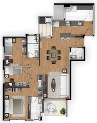 Imagem Apartamento com 3 Quartos à Venda, 96 m² em Ahú - Curitiba