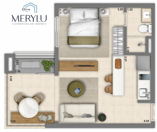 Imagem Apartamento com 1 Quarto à Venda, 37 m² em Vila Mariana - São Paulo
