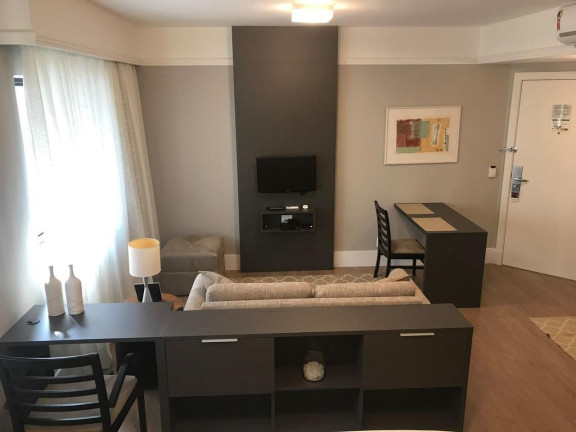 Imagem Flat com 1 Quarto à Venda, 30 m² em Moema - São Paulo Imagem Flat com 1 Quarto à Venda, 30 m² em Moema - São Paulo
