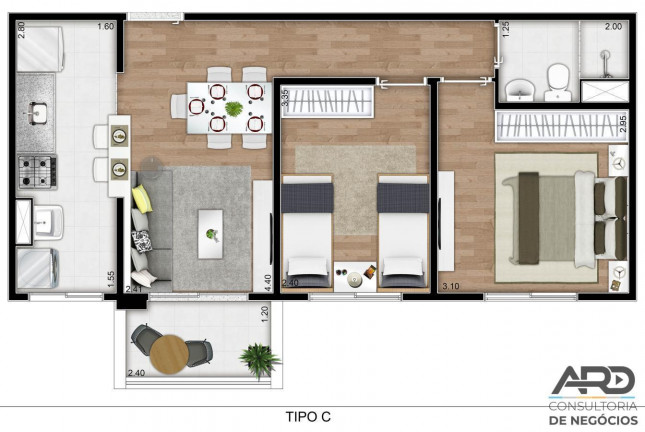Imagem Apartamento com 2 Quartos à Venda, 48 m² em Penha De França - São Paulo