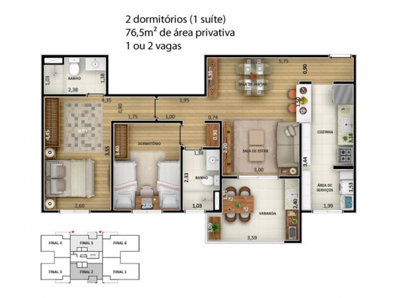 Imagem Apartamento com 3 Quartos à Venda, 91 m² em Engordadouro - Jundiaí Imagem Apartamento com 3 Quartos à Venda, 91 m² em Engordadouro - Jundiaí