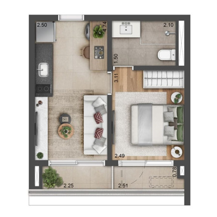 Imagem Imóvel com 1 Quarto à Venda, 33 m² em Moema - São Paulo Imagem Imóvel com 1 Quarto à Venda, 33 m² em Moema - São Paulo