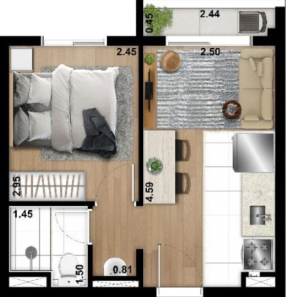 Imagem Apartamento com 2 Quartos à Venda, 39 m² em Tucuruvi - São Paulo