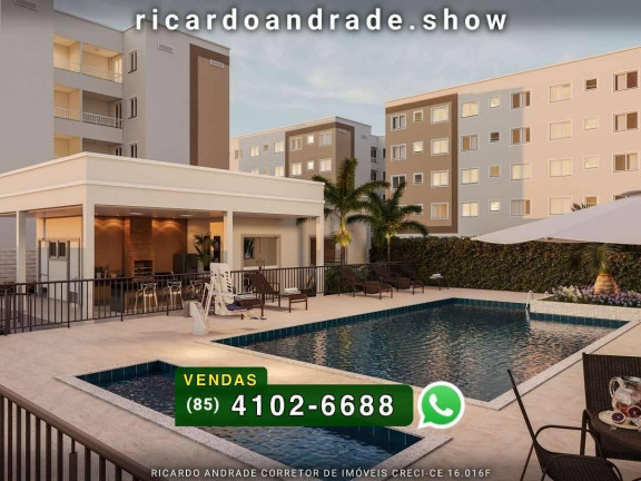 Imagem Apartamento com 2 Quartos à Venda, 41 m² em Urucunema - Eusébio Imagem Apartamento com 2 Quartos à Venda, 41 m² em Urucunema - Eusébio