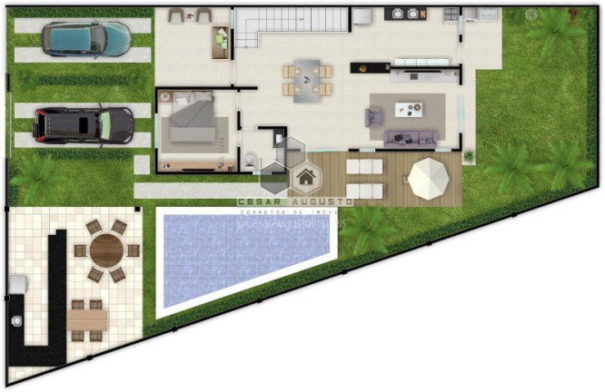 Imagem Casa com 4 Quartos à Venda, 127 m² em Centro - Eusébio Imagem Casa com 4 Quartos à Venda, 127 m² em Centro - Eusébio