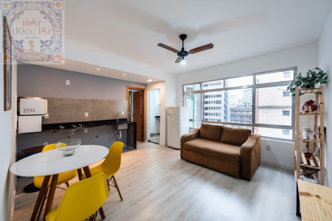Apartamento com 1 Quarto à Venda, 53 m² em José Menino - Santos