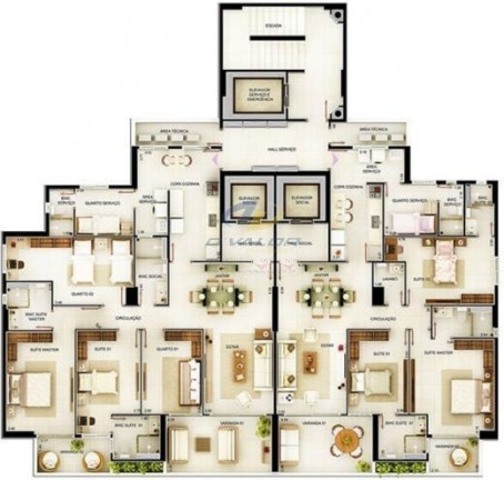 Imagem Apartamento com 3 Quartos à Venda, 165 m² em Altiplano Cabo Branco - João Pessoa Imagem Apartamento com 3 Quartos à Venda, 165 m² em Altiplano Cabo Branco - João Pessoa