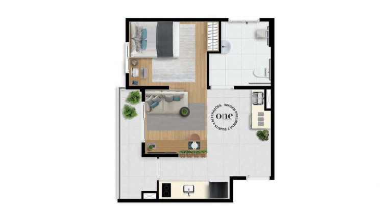 Imagem Apartamento com 1 Quarto à Venda, 37 m² em Vila Butantã - São Paulo