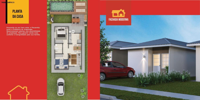 Imagem Casa com 2 Quartos à Venda, 160 m² em Vila Triangulo - Arapongas Imagem Casa com 2 Quartos à Venda, 160 m² em Vila Triangulo - Arapongas
