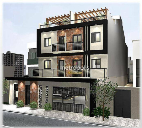 Apartamento com 2 Quartos à Venda, 55 m² em Jardim Bela Vista - Santo André