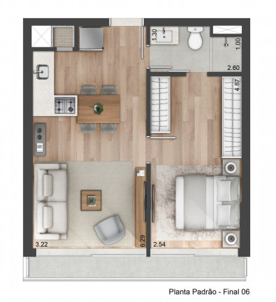 Imagem Apartamento com 2 Quartos à Venda, 116 m² em Praia De Belas - Porto Alegre Imagem Apartamento com 2 Quartos à Venda, 116 m² em Praia De Belas - Porto Alegre