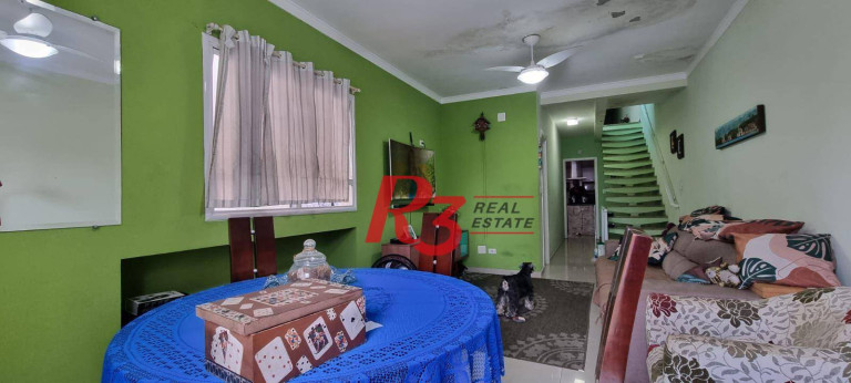 Imagem Sobrado com 3 Quartos à Venda, 98 m² em Encruzilhada - Santos Imagem Sobrado com 3 Quartos à Venda, 98 m² em Encruzilhada - Santos