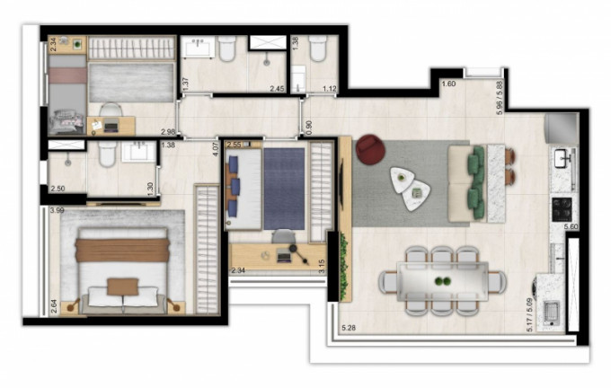 Imagem Apartamento com 3 Quartos à Venda, 79 m² em Ipiranga - São Paulo Imagem Apartamento com 3 Quartos à Venda, 79 m² em Ipiranga - São Paulo