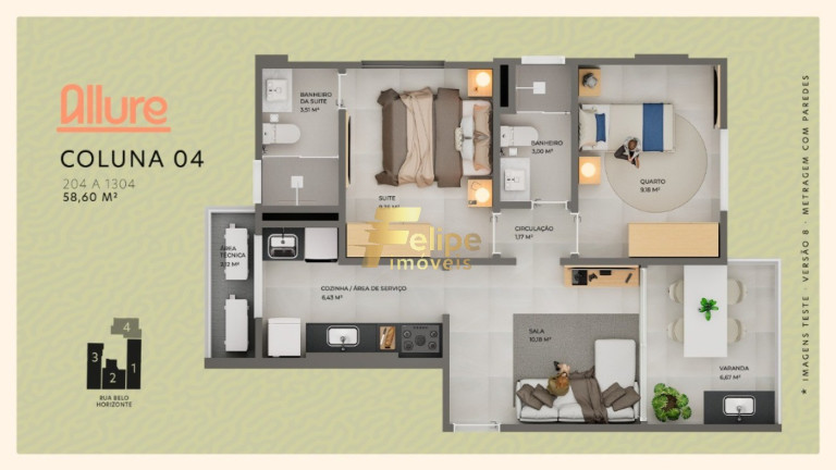 Imagem Imóvel com 2 Quartos à Venda, 75 m² em Praia Do Morro - Guarapari