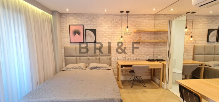 Imagem Apartamento com 1 Quarto para Alugar, 45 m² em Brooklin - São Paulo Imagem Apartamento com 1 Quarto para Alugar, 45 m² em Brooklin - São Paulo