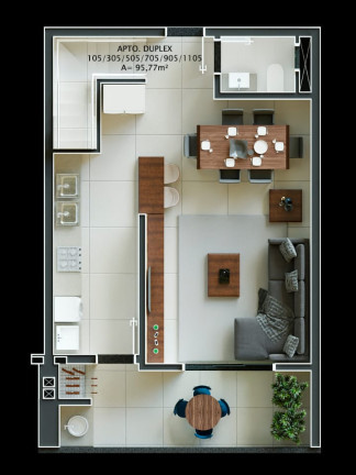 Imagem Apartamento com 3 Quartos à Venda, 270 m² em Pedra Branca - Palhoça