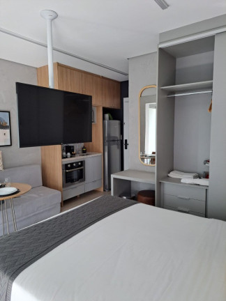 Imagem Kitnet com 1 Quarto à Venda, 25 m² em Indianópolis - São Paulo Imagem Kitnet com 1 Quarto à Venda, 25 m² em Indianópolis - São Paulo