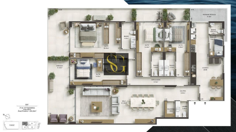 Imagem Apartamento com 4 Quartos à Venda, 356 m² em Icaraí - Niterói Imagem Apartamento com 4 Quartos à Venda, 356 m² em Icaraí - Niterói