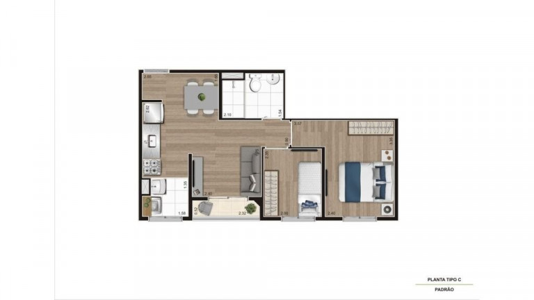 Imagem Imóvel com 2 Quartos à Venda, 44 m² em Picanço - Guarulhos Imagem Imóvel com 2 Quartos à Venda, 44 m² em Picanço - Guarulhos