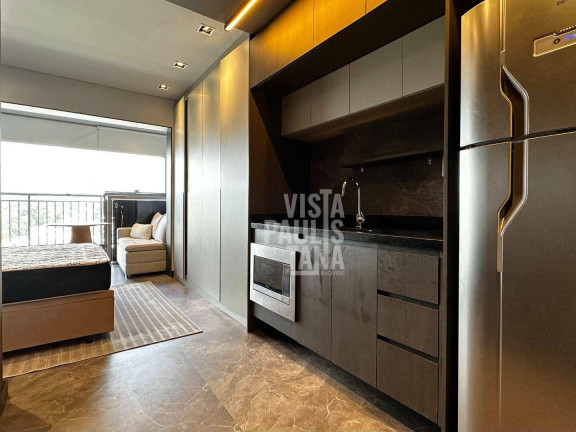 Studio com 1 Quarto à Venda ou Locação, 27 m² em Indianópolis - São Paulo