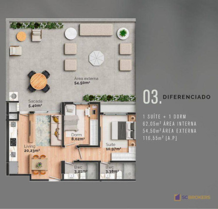 Imagem Apartamento com 2 Quartos à Venda, 121 m² em São Judas - Itajaí Imagem Apartamento com 2 Quartos à Venda, 121 m² em São Judas - Itajaí