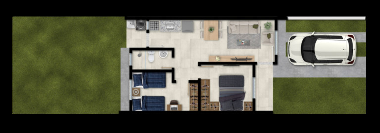 Imagem Casa com 2 Quartos à Venda,  em Morada Do Vale Ii - Gravataí