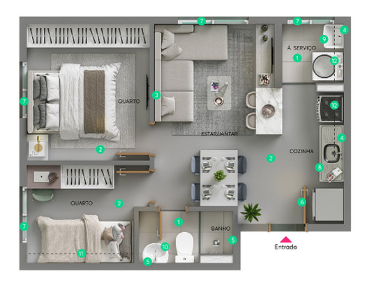Imagem Apartamento com 2 Quartos à Venda, 35 m² em Cidade Ademar - São Paulo Imagem Apartamento com 2 Quartos à Venda, 35 m² em Cidade Ademar - São Paulo