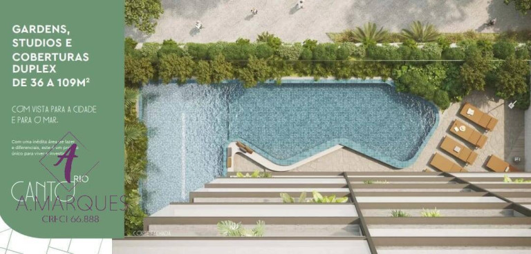 Loft à Venda, 38 m² em Ipanema - Rio De Janeiro