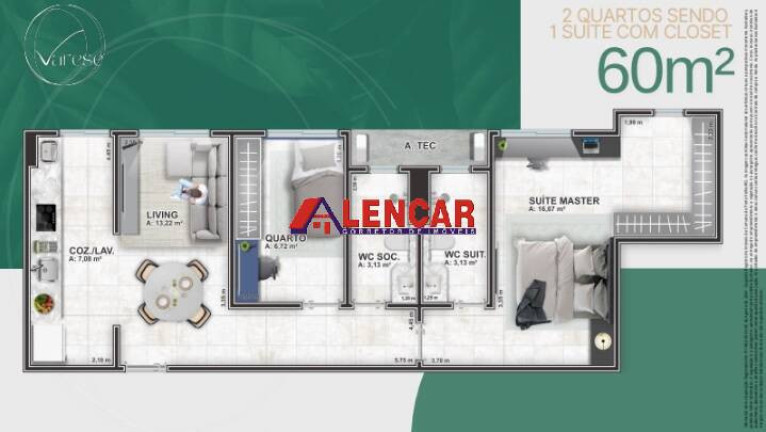 Imagem Apartamento com 2 Quartos à Venda, 55 m² em Nova Esperança - Porto Velho Imagem Apartamento com 2 Quartos à Venda, 55 m² em Nova Esperança - Porto Velho
